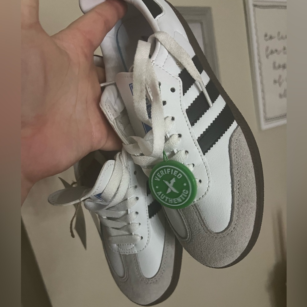 Adidas White and Black Sneakers